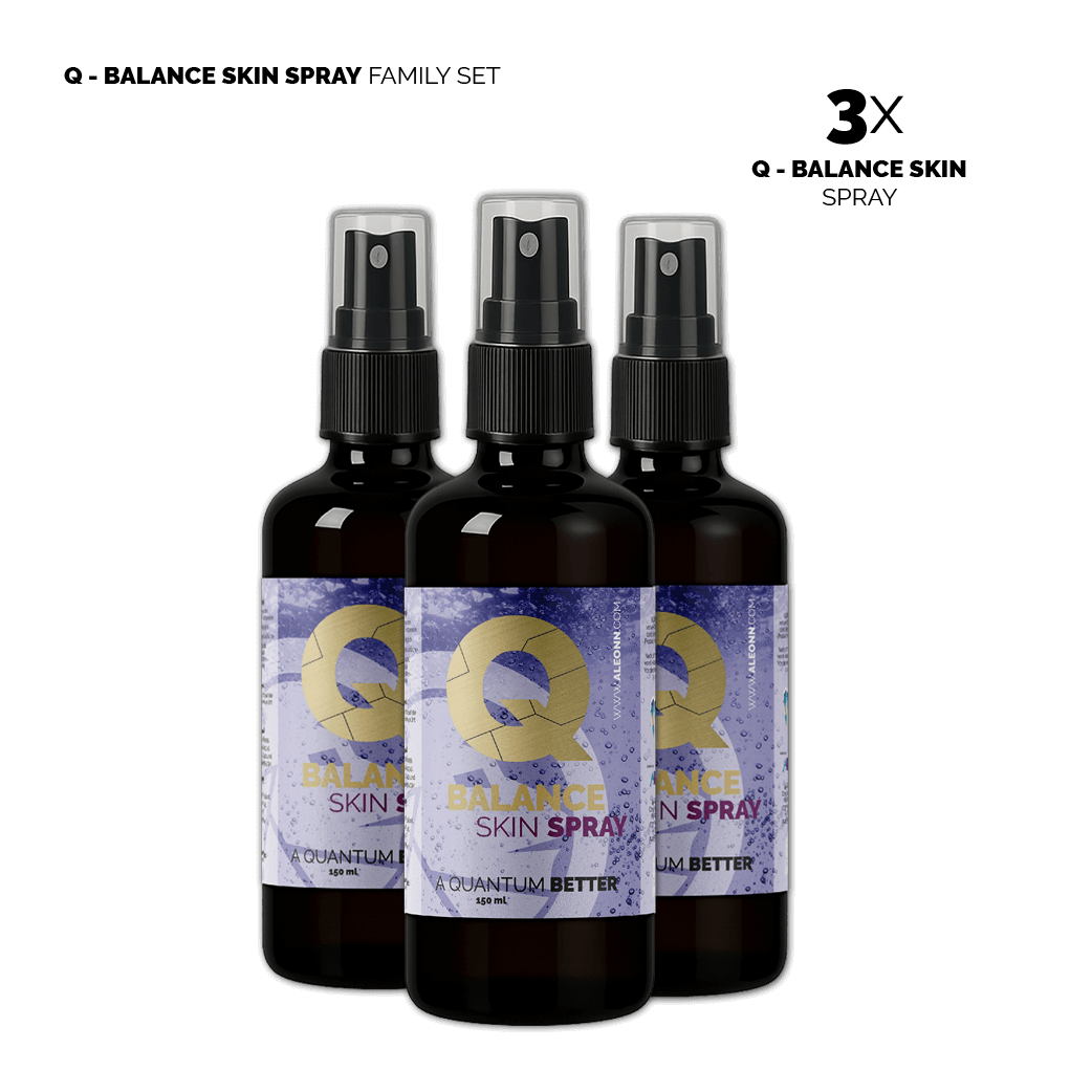 Q-Balance Skin Spray Family Set 3 x 150ml
