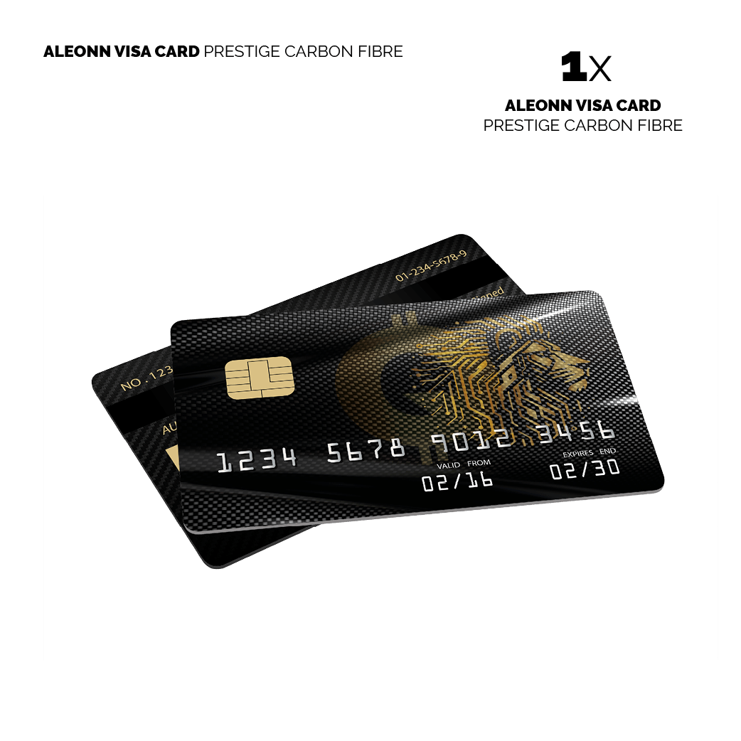 ALEONN VISA CARD Prestige Carbon Fibre - Lieferung Mitte/Ende Juli
