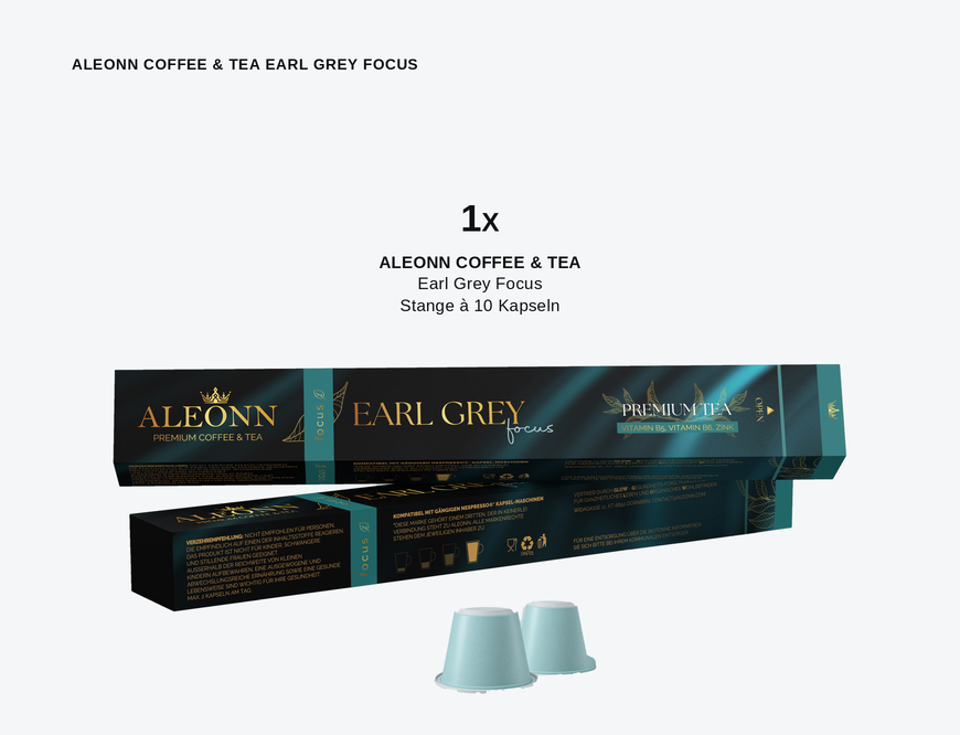 ALEONN COFFEE & TEA Earl Grey Focus Lieferung ab Nov. 26