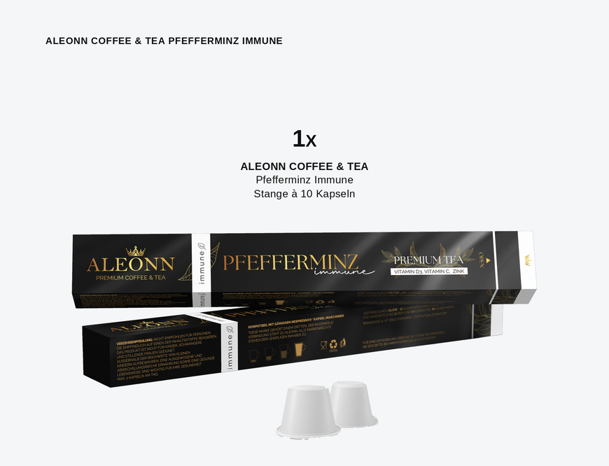 ALEONN COFFEE & TEA Pfefferminz Immune Lieferung ab Nov. 26