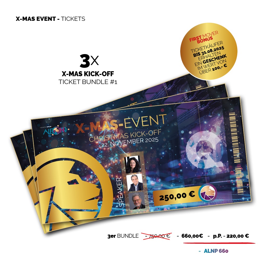 Ticket X-Mas Event 3er Bundle